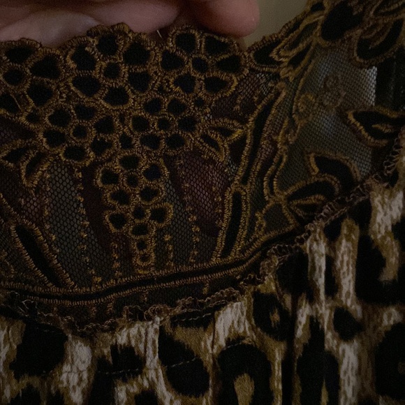 Plus size leopard print swing tank - Picture 3 of 6